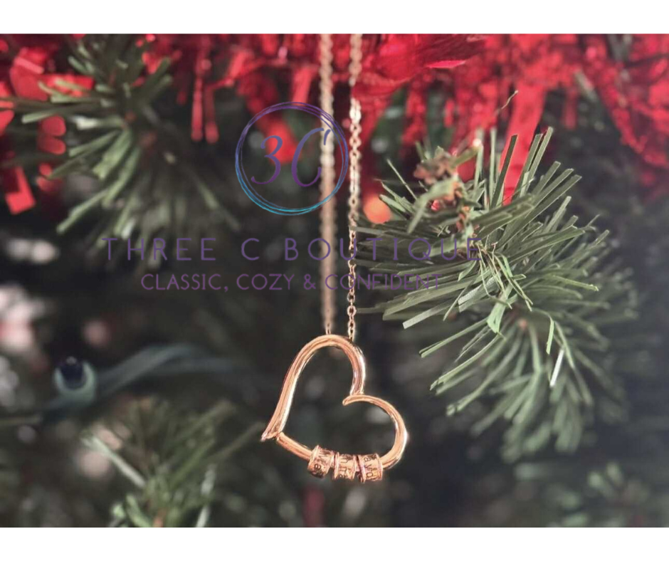 CUSTOM NAME HEART NECKLACES
