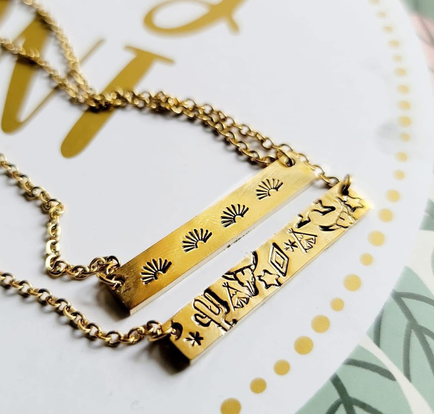 Personalized Bar Necklace