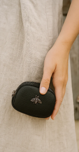 Whimsy Bee coin purse