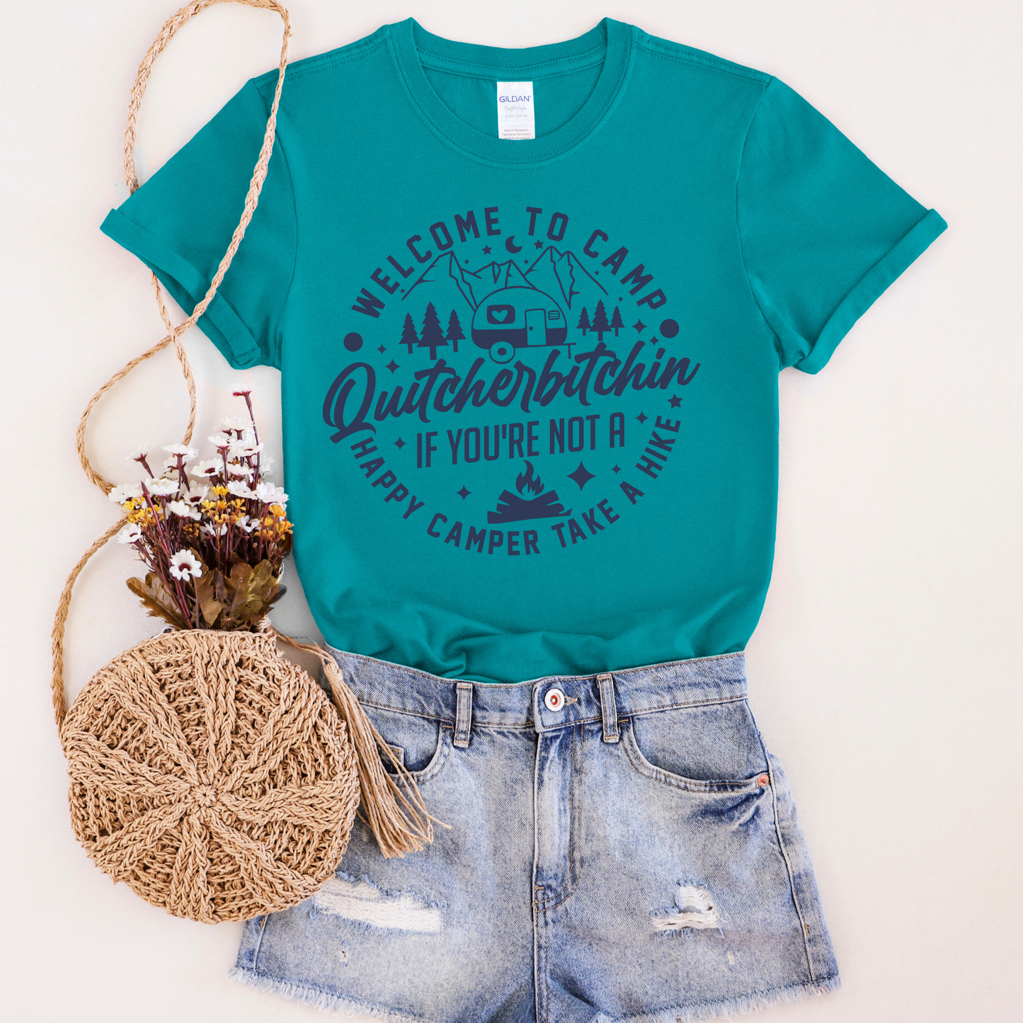 Welcome to Camp Quitcherbitchin Graphic Tee
