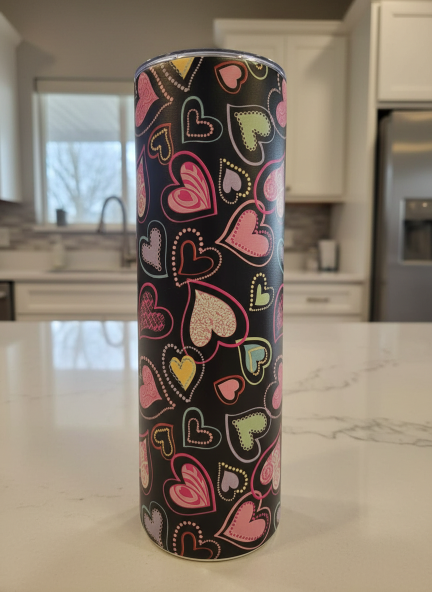 V-Day Heart Tumbler