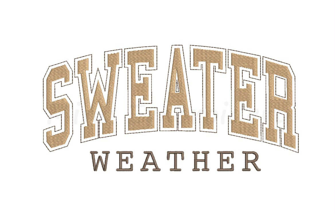 Embroidered - "Sweater Weather" Sweatshirt