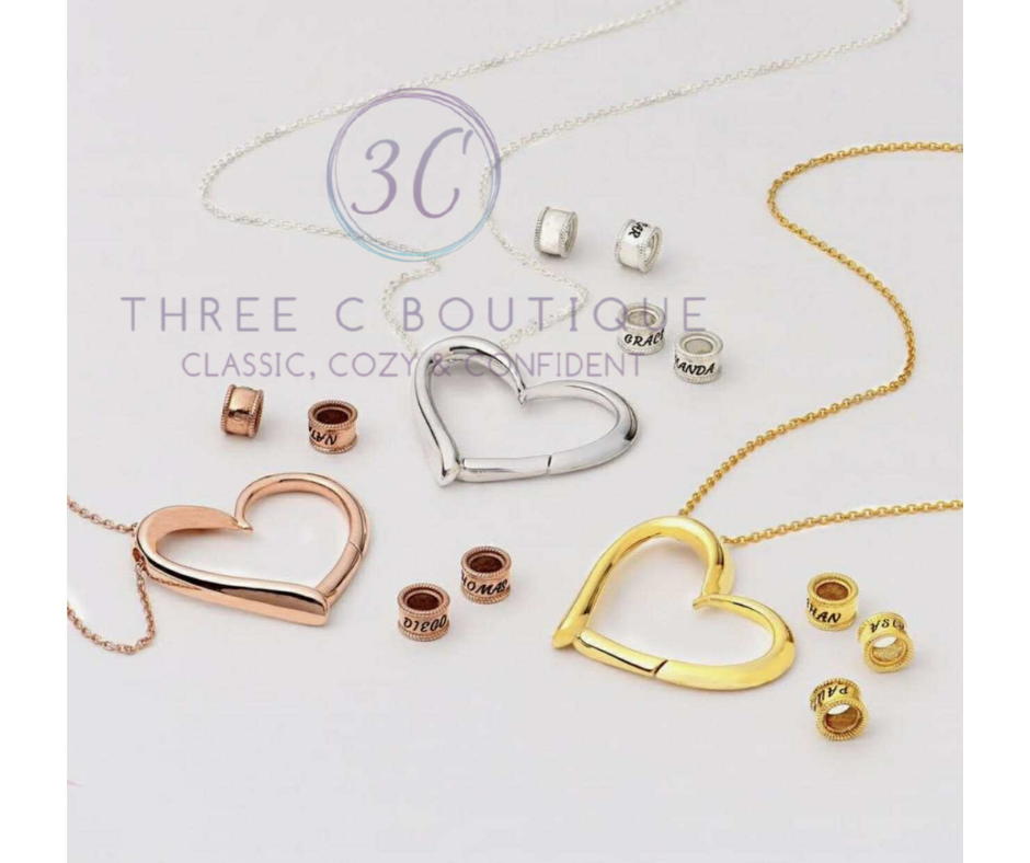CUSTOM NAME HEART NECKLACES