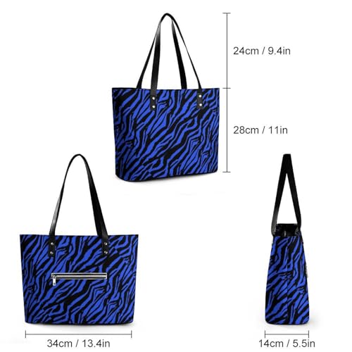 Women's Leather Tote Bag Fashion Handbag for Work Travel Shopping Daily Use Large Capacity Shoulder Purse