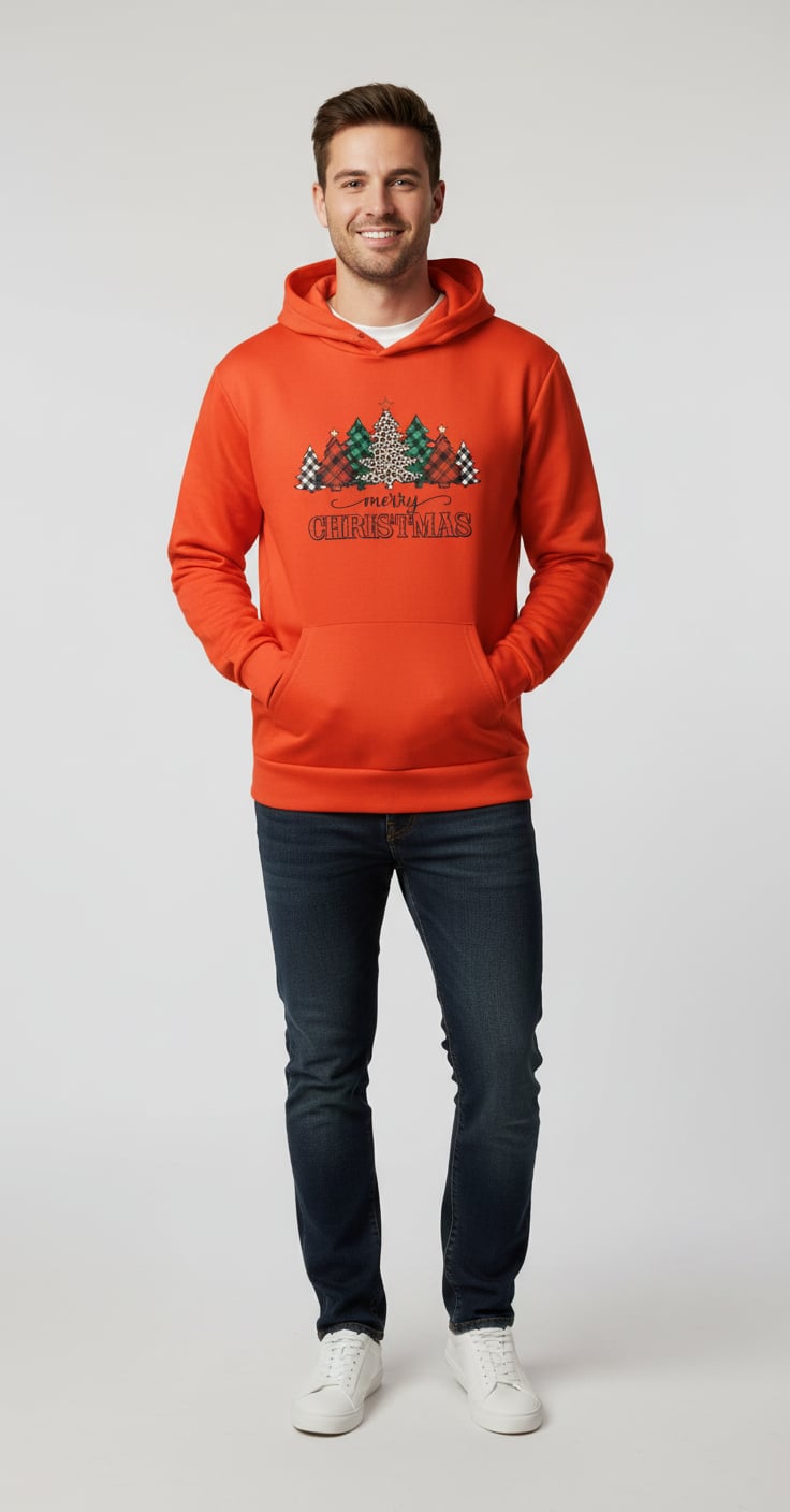 Unisex hand pressed "Merry Christmas" Sweatshirts - RTS