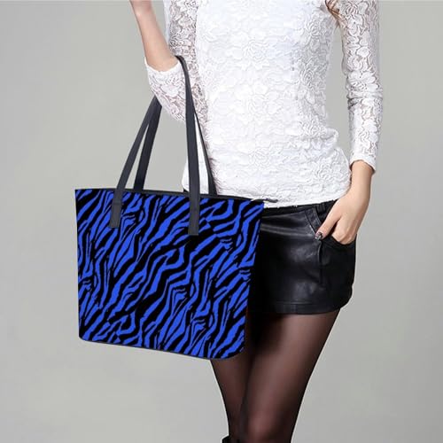 Women's Leather Tote Bag Fashion Handbag for Work Travel Shopping Daily Use Large Capacity Shoulder Purse