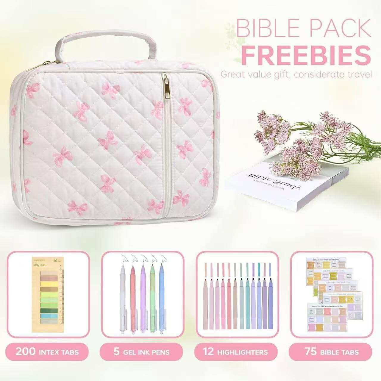 QUILTED BIBLE COVER SETS