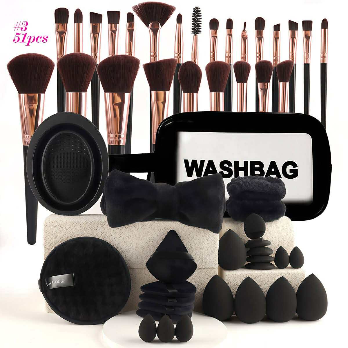 MAKE-UP BRUSH/ACCESSORY SETS