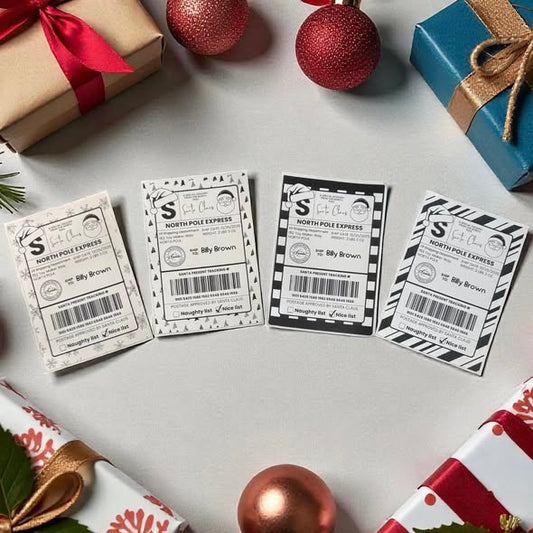 "from santa" shipping labels