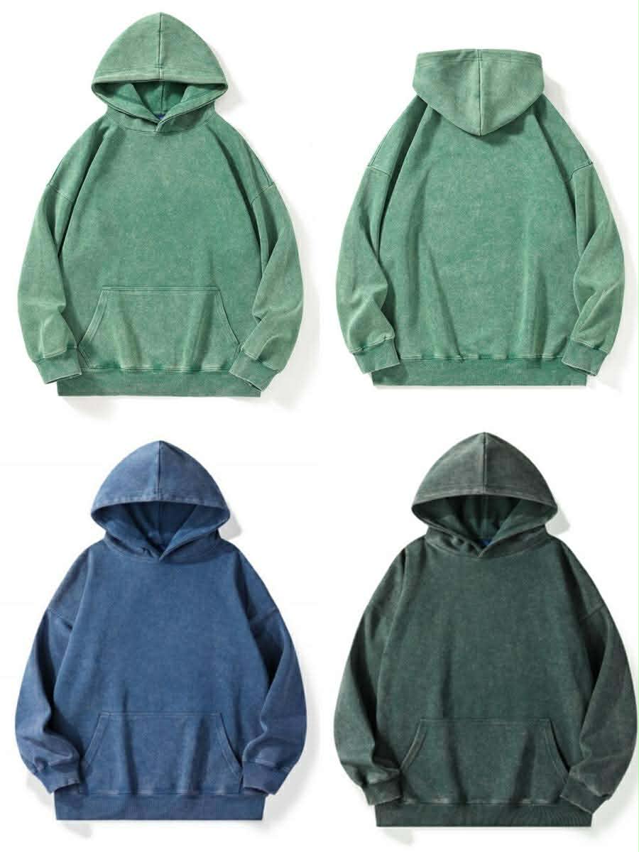UNISEX ACID WASHED HOODIES