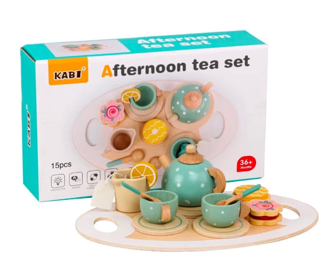 Kids’ Personalized Tea Party Wood Sets