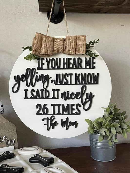 17” 3D laser-cut "The Mom"