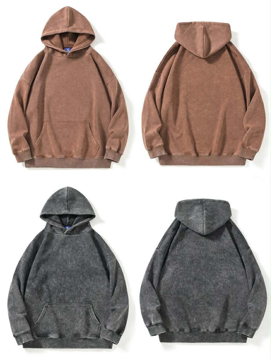 UNISEX ACID WASHED HOODIES