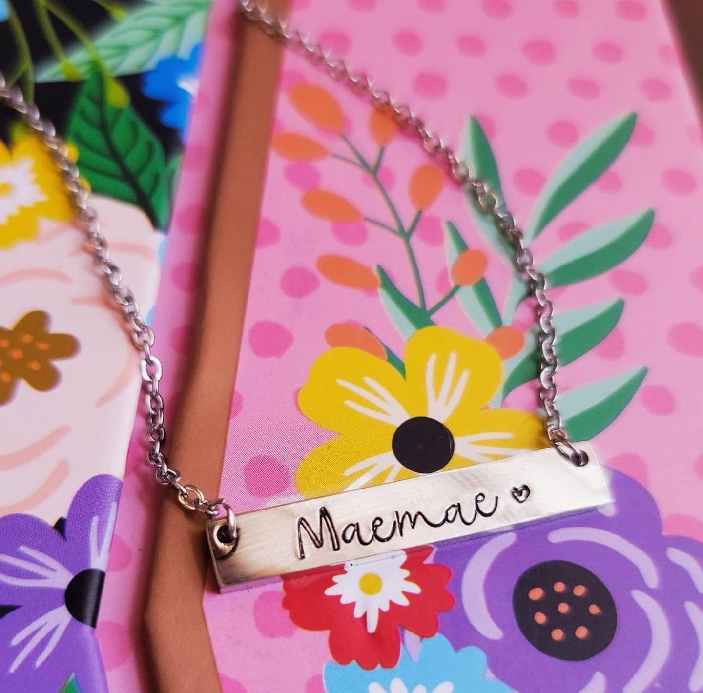 Personalized Bar Necklace