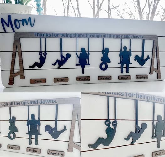 Personalized Family Swing Signs