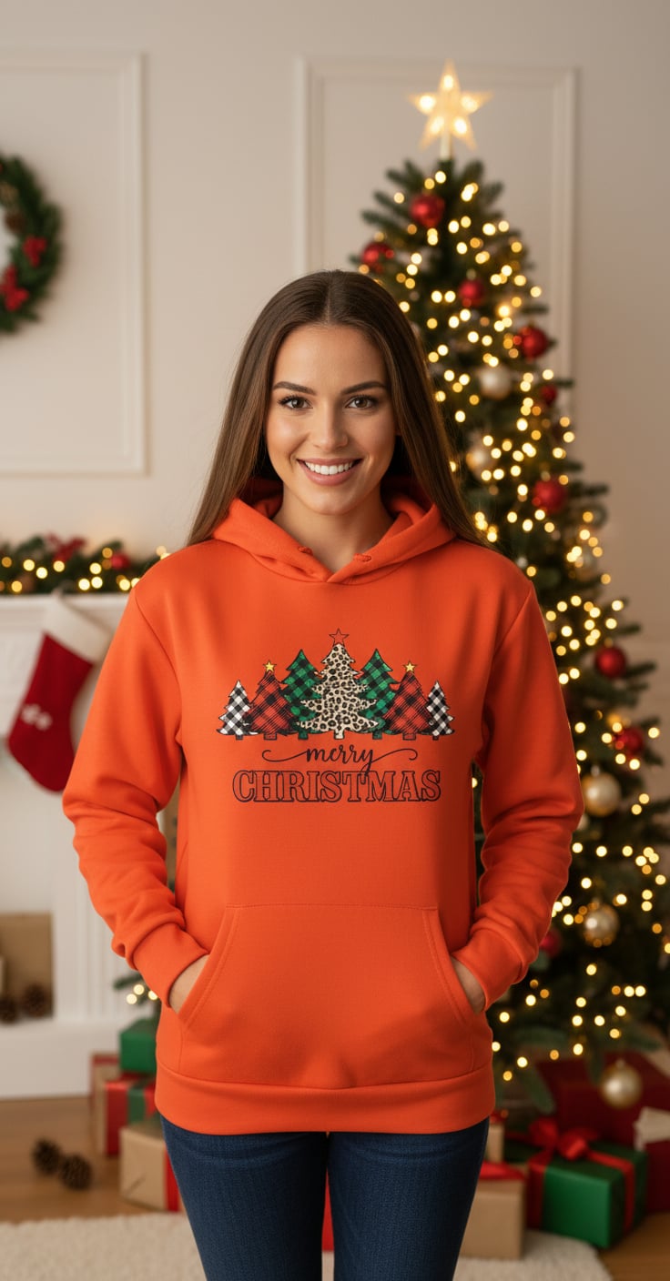 Unisex hand pressed "Merry Christmas" Sweatshirts - RTS