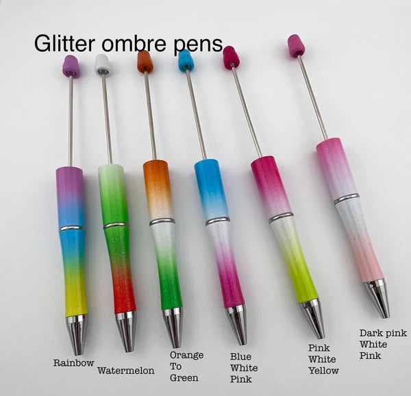 Plastic Beadable Pens