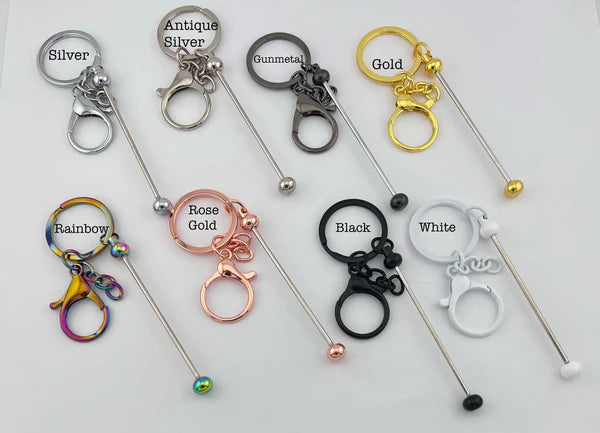 Beadable Keychain Bars