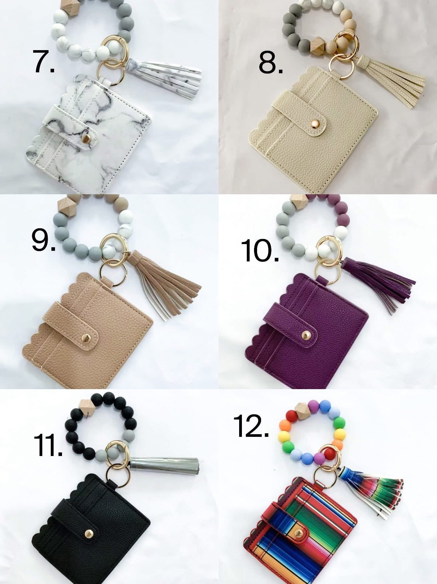 Wallet wristlets-engraved