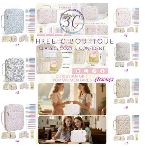 QUILTED BIBLE COVER SETS