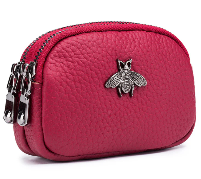 Whimsy Bee coin purse