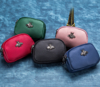 Whimsy Bee coin purse