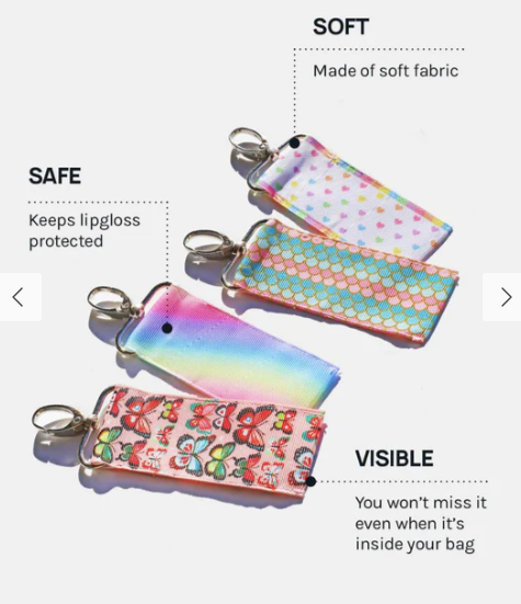 Lipgloss Holder Keychain