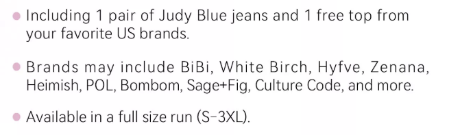 JUDY BLUE MYSTERY BAG