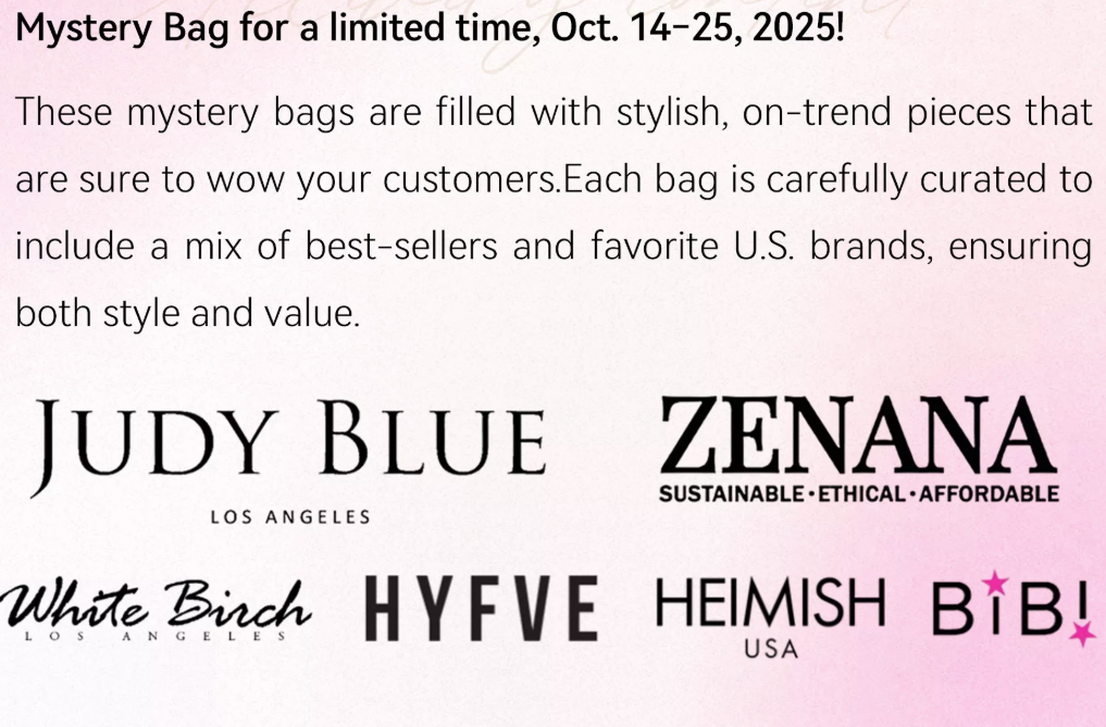 JUDY BLUE MYSTERY BAG